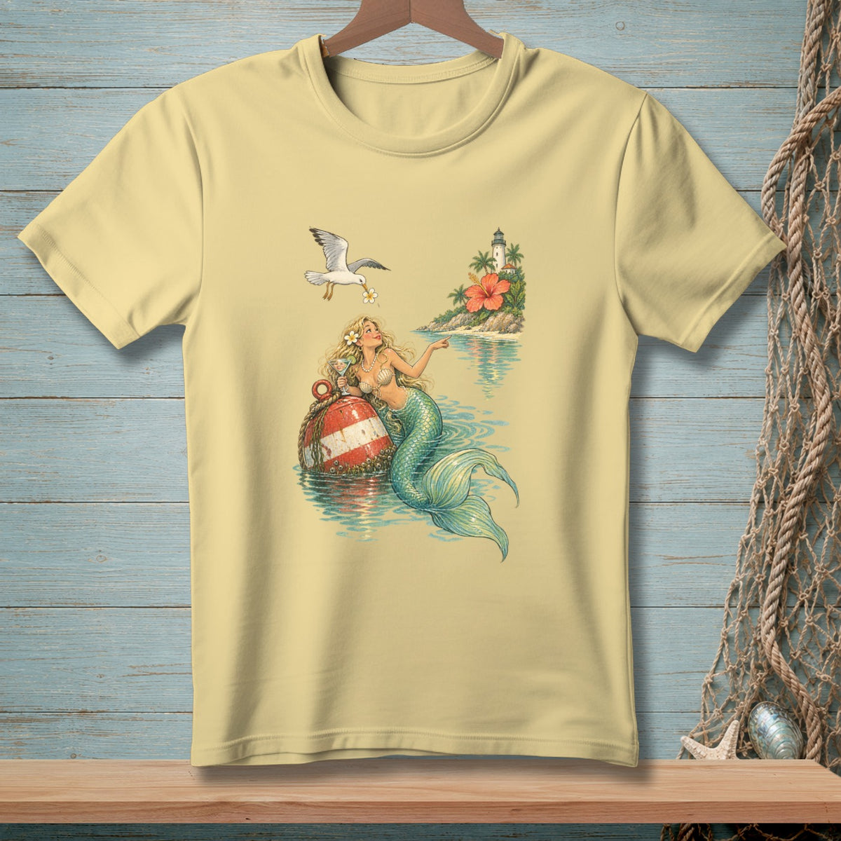 Off Duty By The Lighthouse ~ Comfort Colors Premium Tee