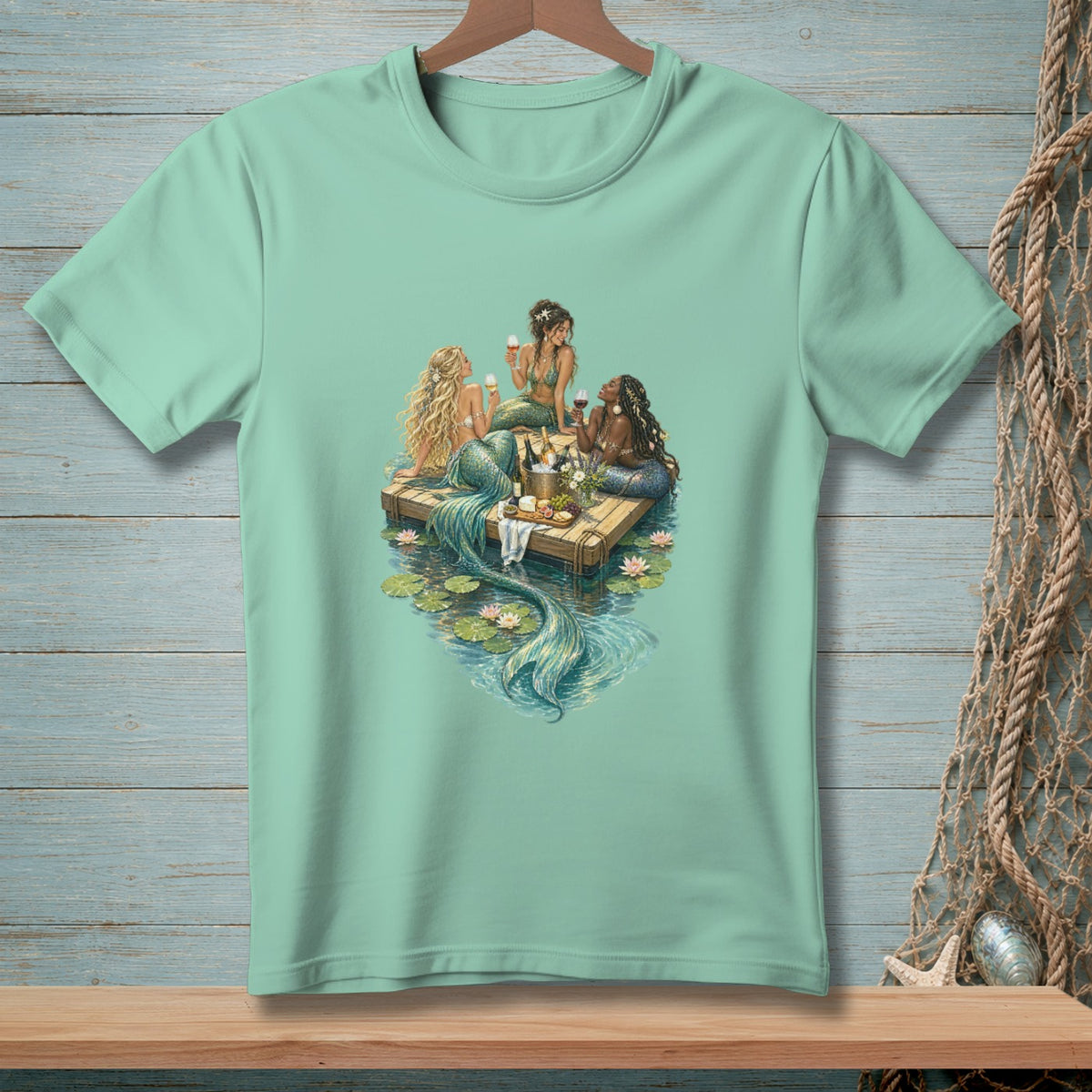 Siren Happy Hour For Three ~ Comfort Colors Premium Tee