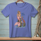 Mermaid sitting on post with champagne, lobster nearby, text "THAT'S A CHOICE."