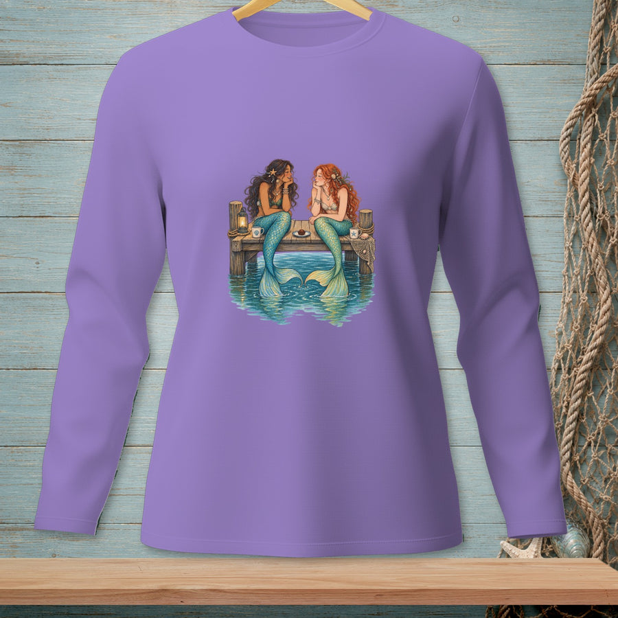 Ocean Tea, Second Cup ~ Comfort Colors Premium Long Sleeve T-Shirt