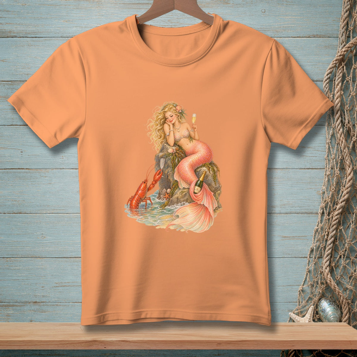 Claws & Champagne ~ Comfort Colors Premium Tee
