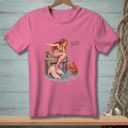 Mermaid on dock with lobster, text reads "You Forgot Something."