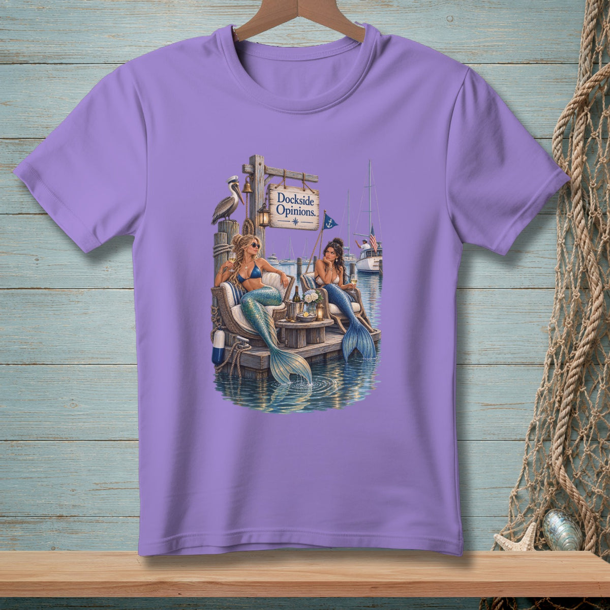 Dockside Opinions ~ Comfort Colors Premium Tee