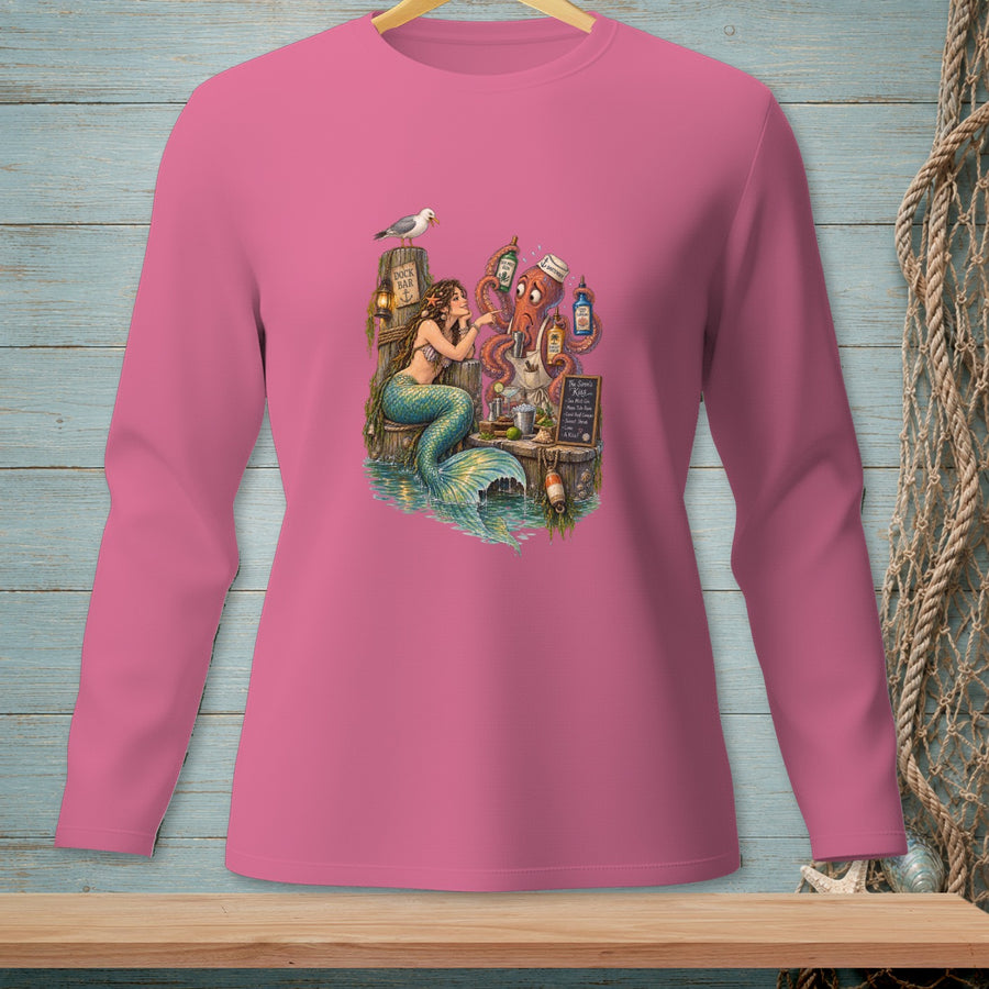 Flirting With Calamari ~ Comfort Colors Premium Long Sleeve T-Shirt