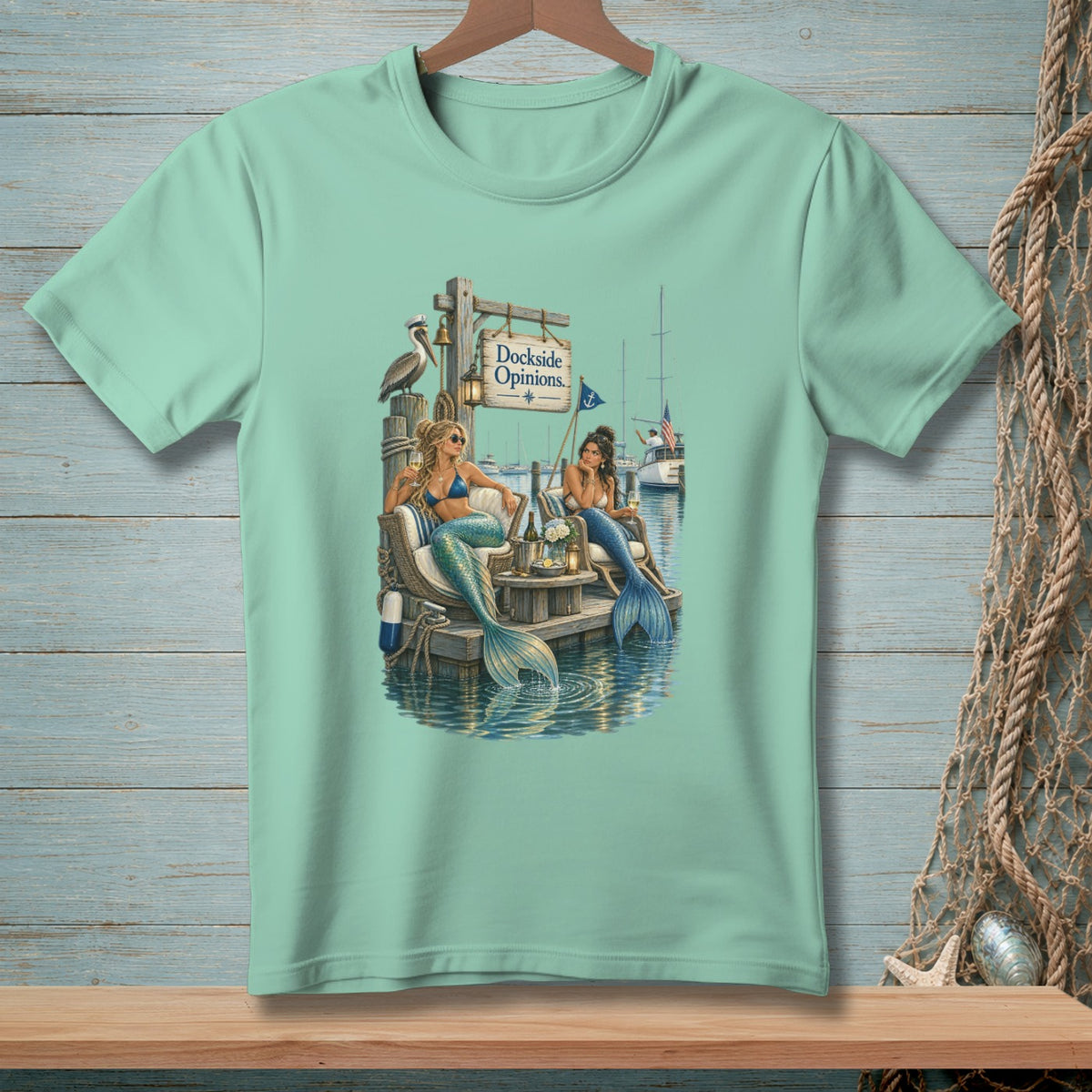 Dockside Opinions ~ Comfort Colors Premium Tee