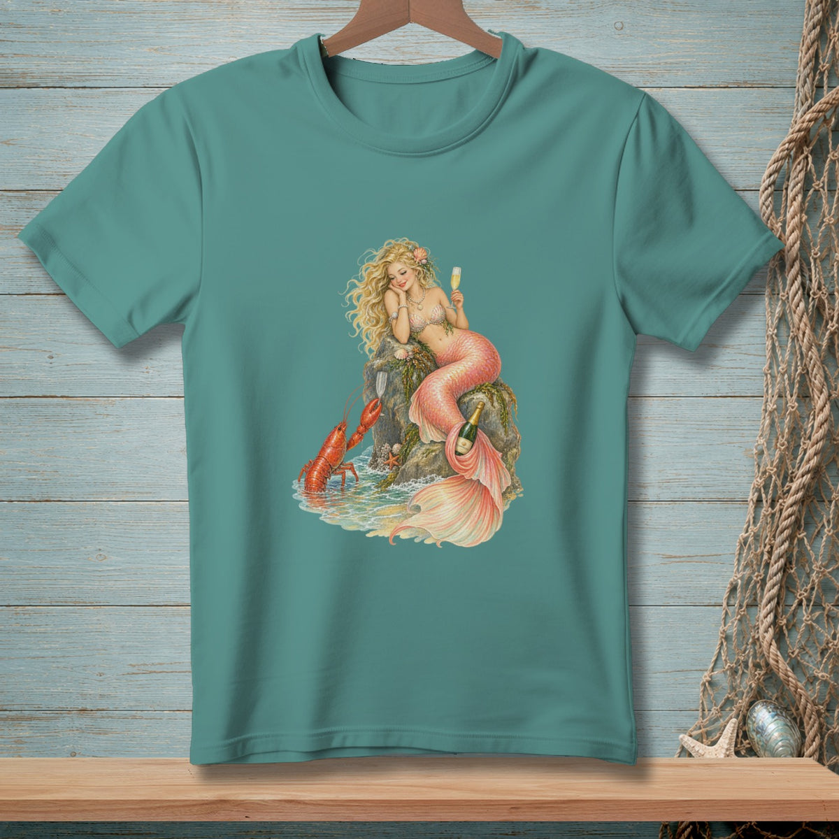 Claws & Champagne ~ Comfort Colors Premium Tee