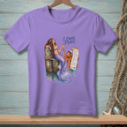 Mermaid and octopus enjoying drinks, with text "I CHOSE PEACE" and a crossed-out to-do list.