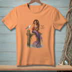 Mermaid with chocolates and seagull on dock with text "Manage Your Expectations."