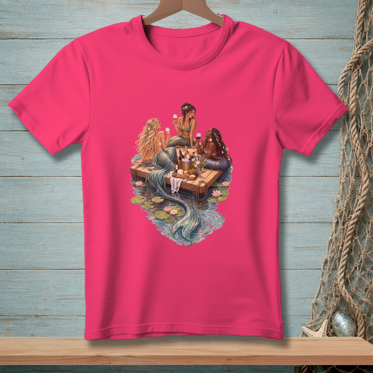 Siren Happy Hour For Three ~ Comfort Colors Premium Tee