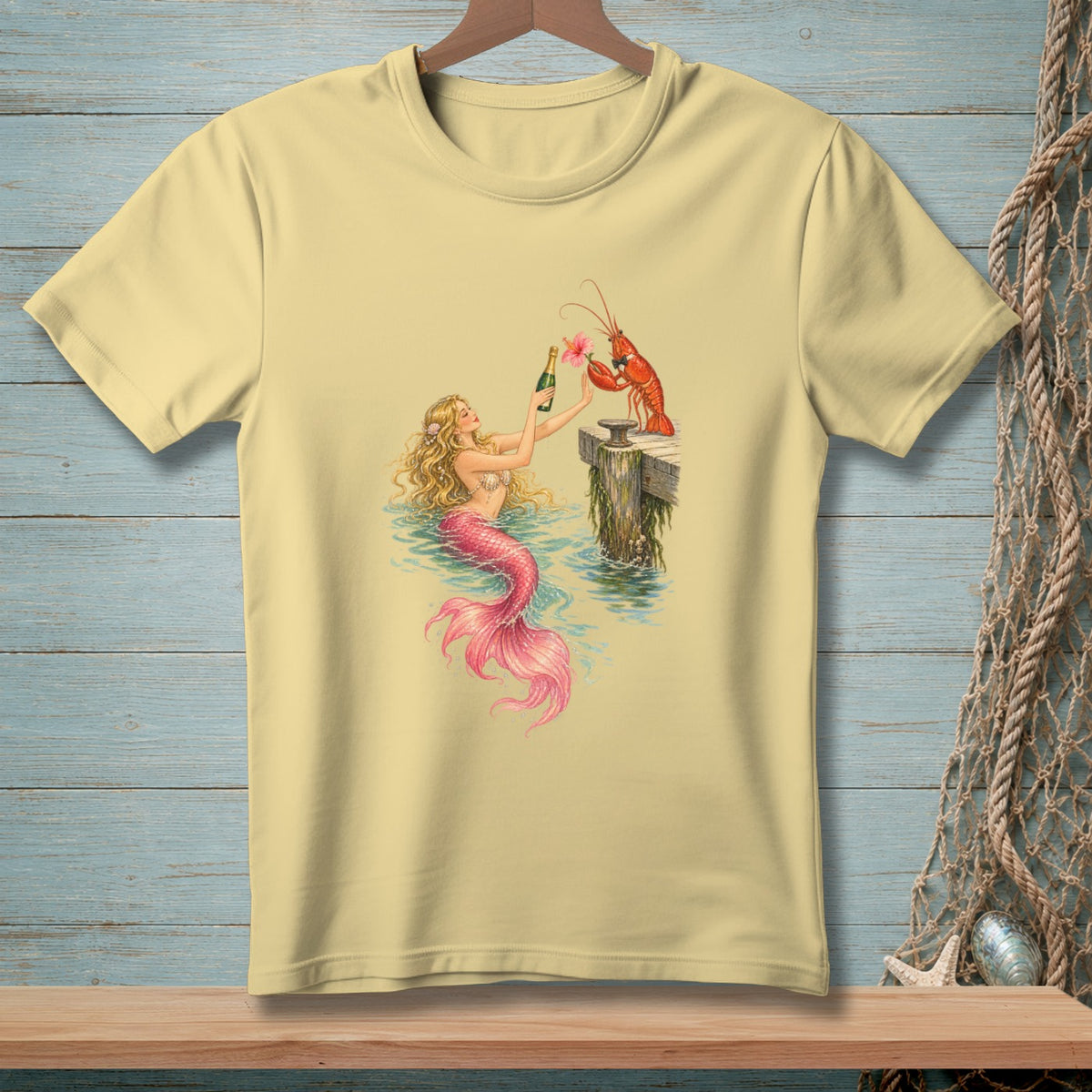 Champagne Over Claws ~ Comfort Colors Premium Tee