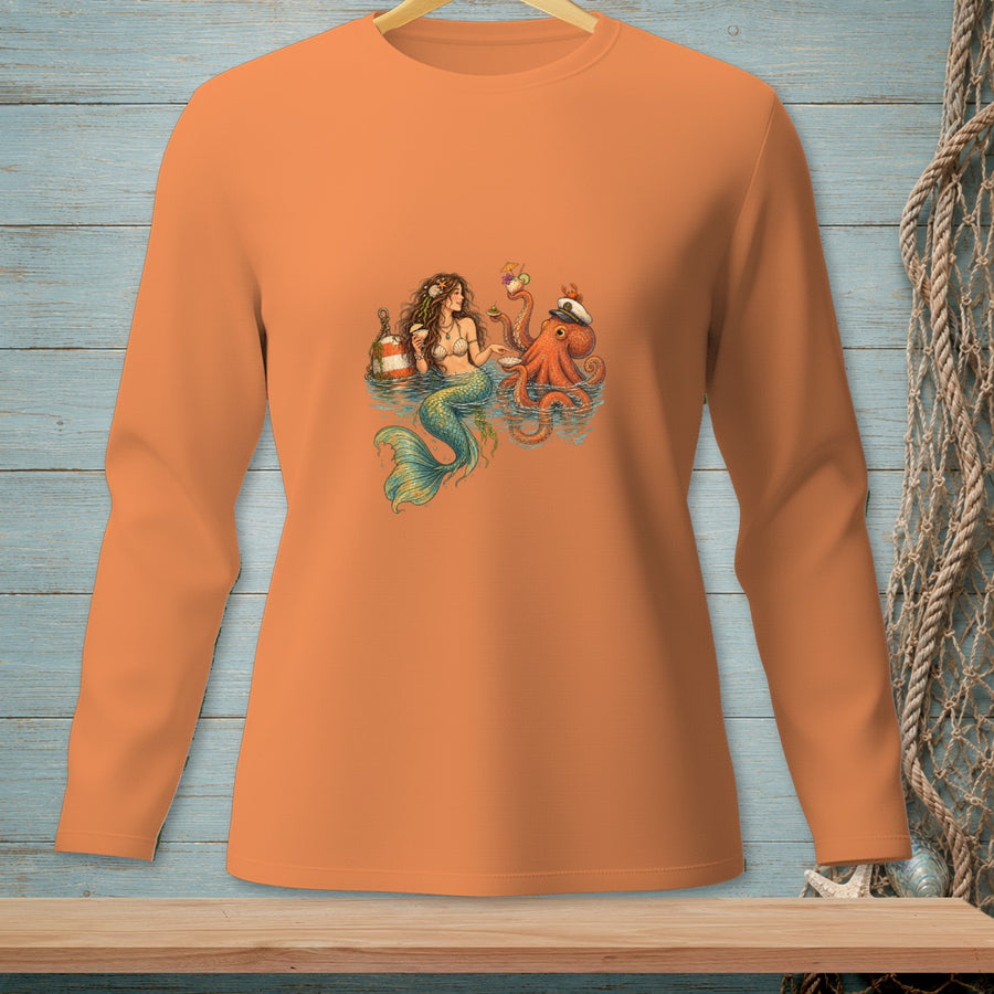 Tentacles On Tap ~ Comfort Colors Premium Long Sleeve T-Shirt