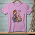 Mermaid with lobster and flowers; text reads "QUALITY CONTROL".