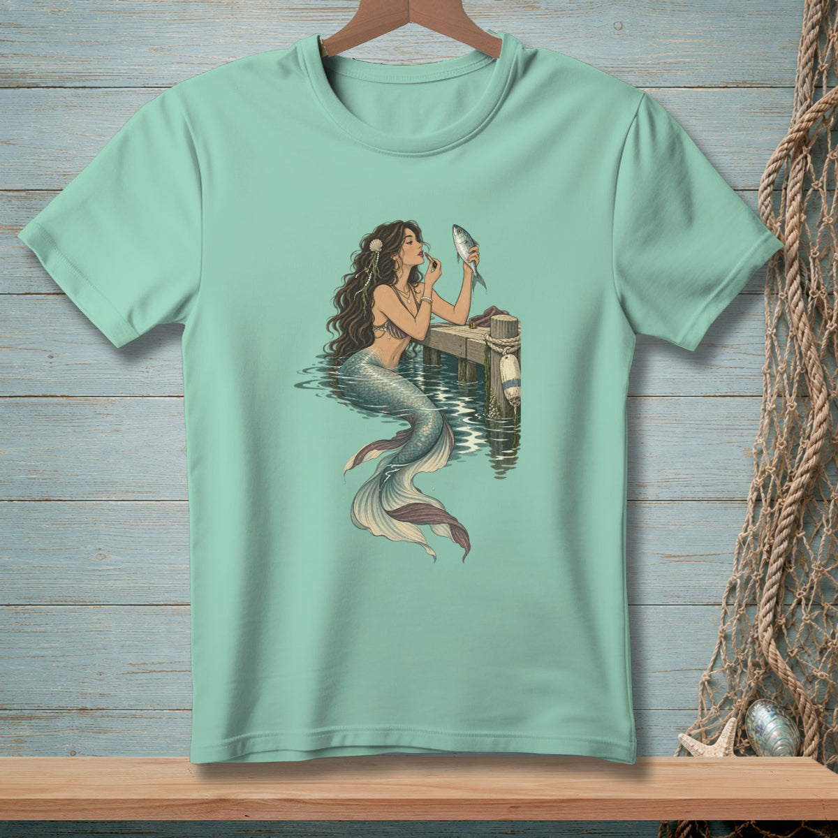 Lipstick Before Fish ~ Comfort Colors Premium Tee