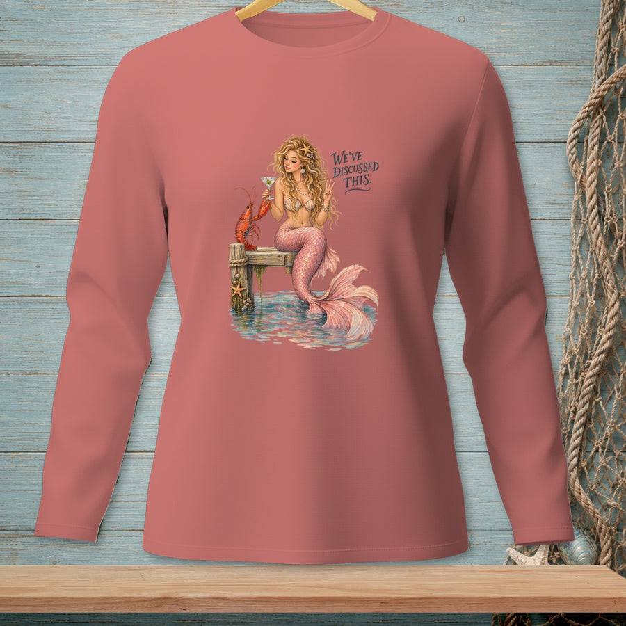 We've Discussed This ~ Comfort Colors Premium Long Sleeve T-Shirt