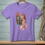 Mermaid with octopus and mirror, text "IT IS AS EXPECTED".