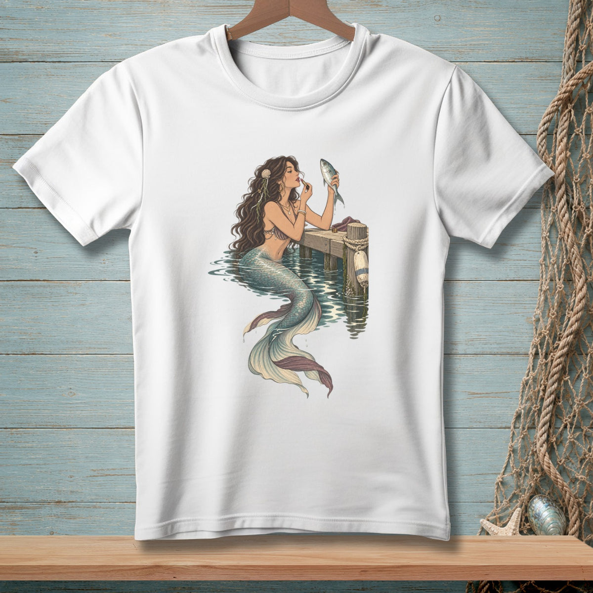 Lipstick Before Fish ~ Comfort Colors Premium Tee