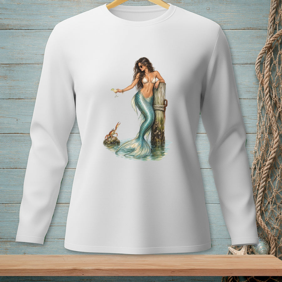 Salty Dock Diva ~ Comfort Colors Premium Long Sleeve T-Shirt