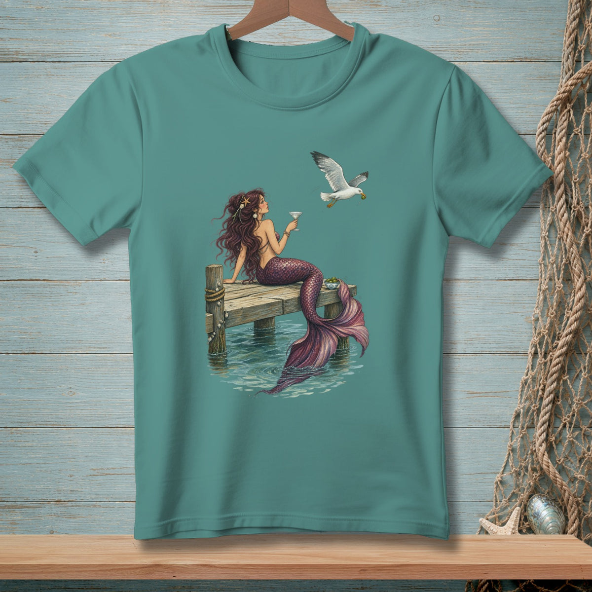 Olive The Drama, Dockside ~ Comfort Colors Premium Tee