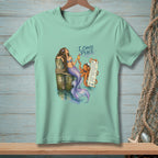 Mermaid and octopus with "I Chose Peace" and a list of things rejected.