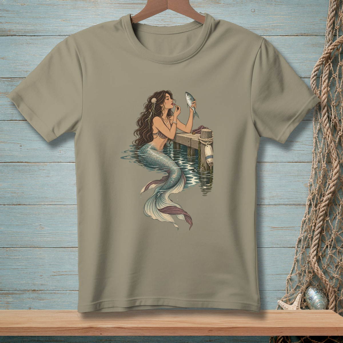 Lipstick Before Fish ~ Comfort Colors Premium Tee