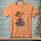 Mermaid on a rock with wine and text "That's Tomorrow's Problem."