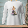 White long sleeve shirt featuring a mermaid and lobster with the text "That All?".