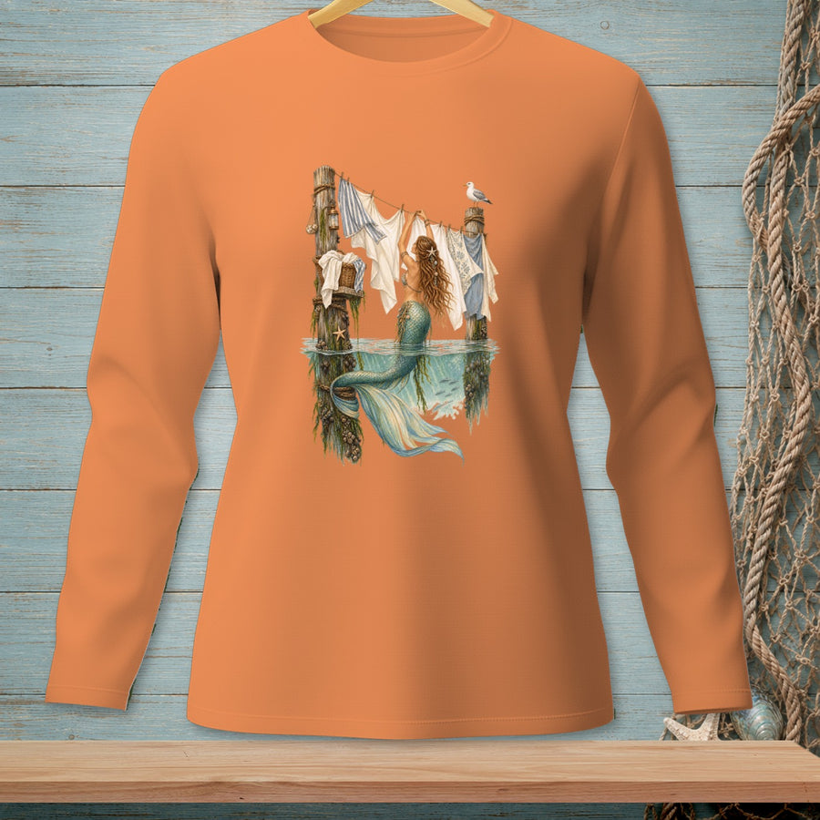 Salty Spin Cycle ~ Comfort Colors Premium Long Sleeve T-Shirt