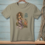 Mermaid with octopus and combs, text reads "The Salt Stays".