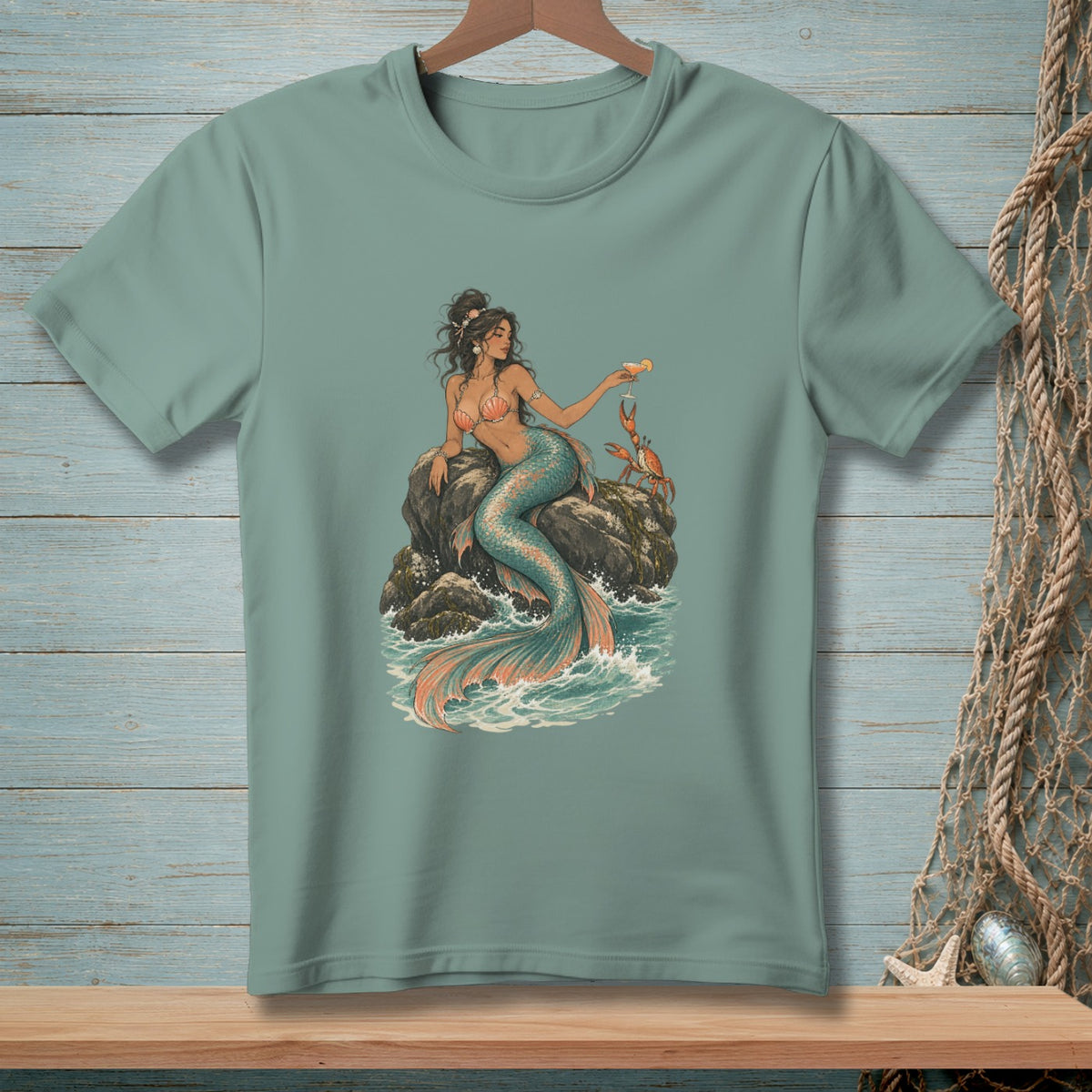 Crabby Happy Hour ~ Comfort Colors Premium Tee