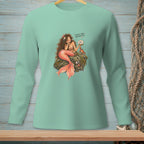 Mint long-sleeve shirt with a mermaid graphic and text "Finally, Some Recognition. You're Difficult."