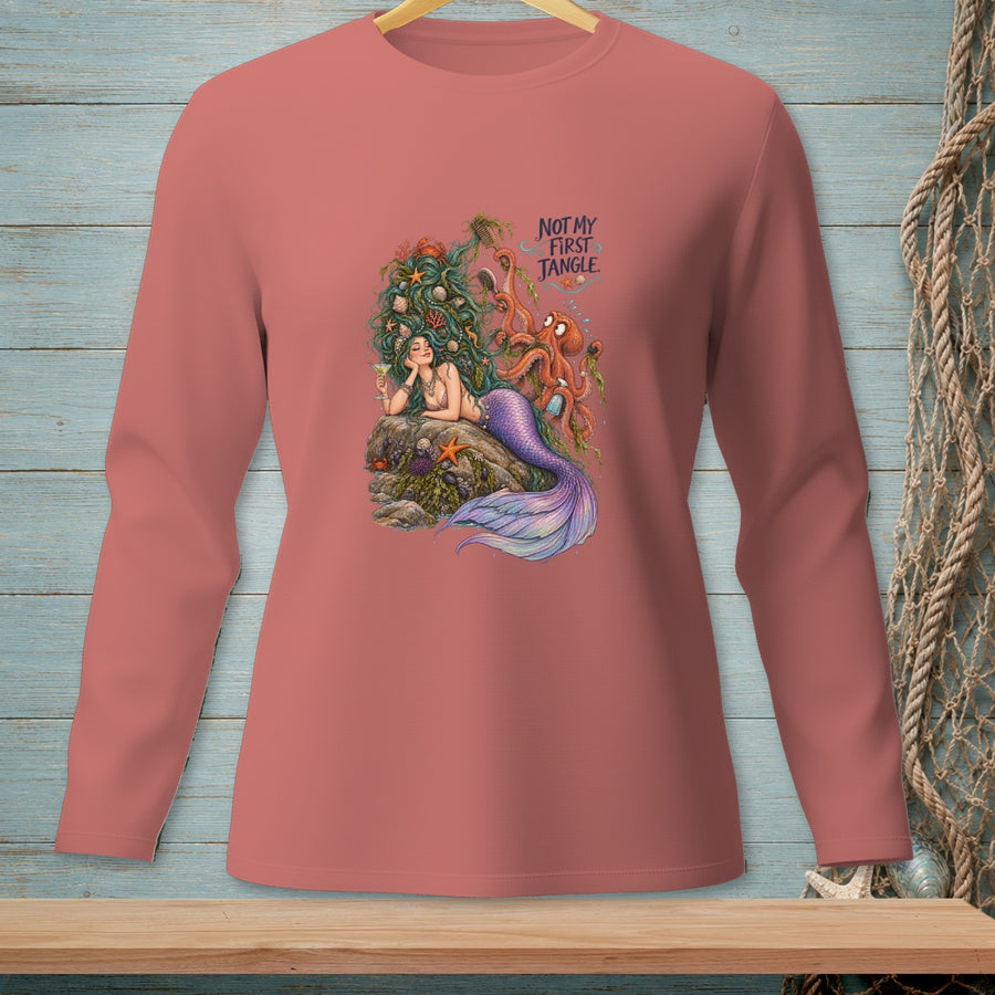 Not My Tangle ~ Comfort Colors Premium Long Sleeve T-Shirt