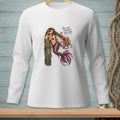 Mermaid with tentacles and wine leans on post with text "You got yourself into this."