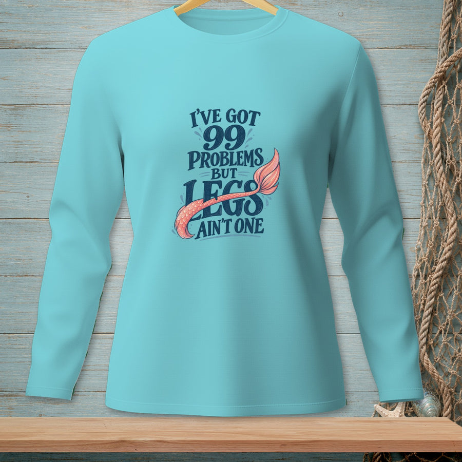 Fin Over Feet ~ Comfort Colors Premium Long Sleeve T-Shirt