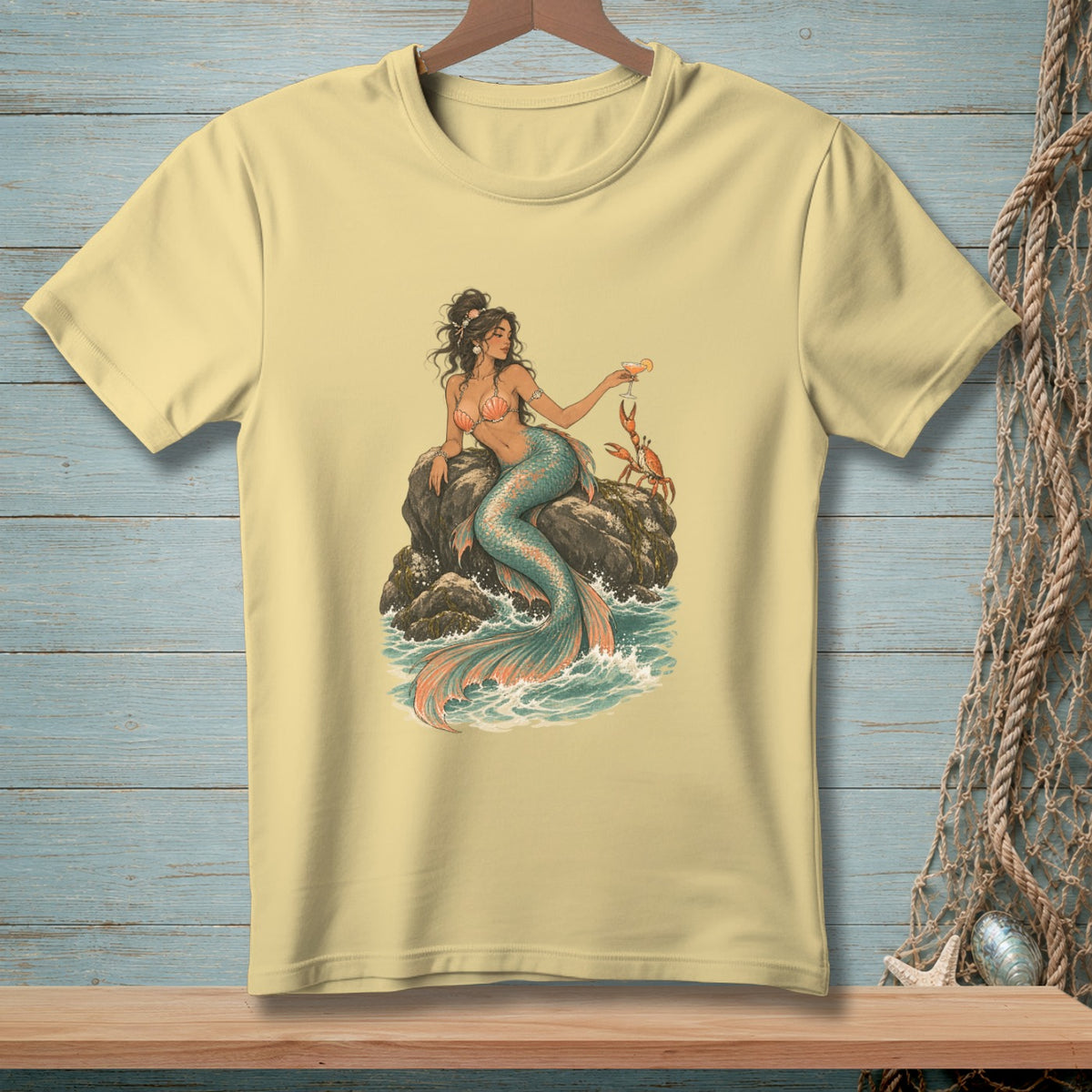 Crabby Happy Hour ~ Comfort Colors Premium Tee