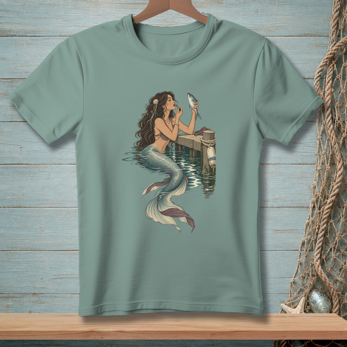 Lipstick Before Fish ~ Comfort Colors Premium Tee