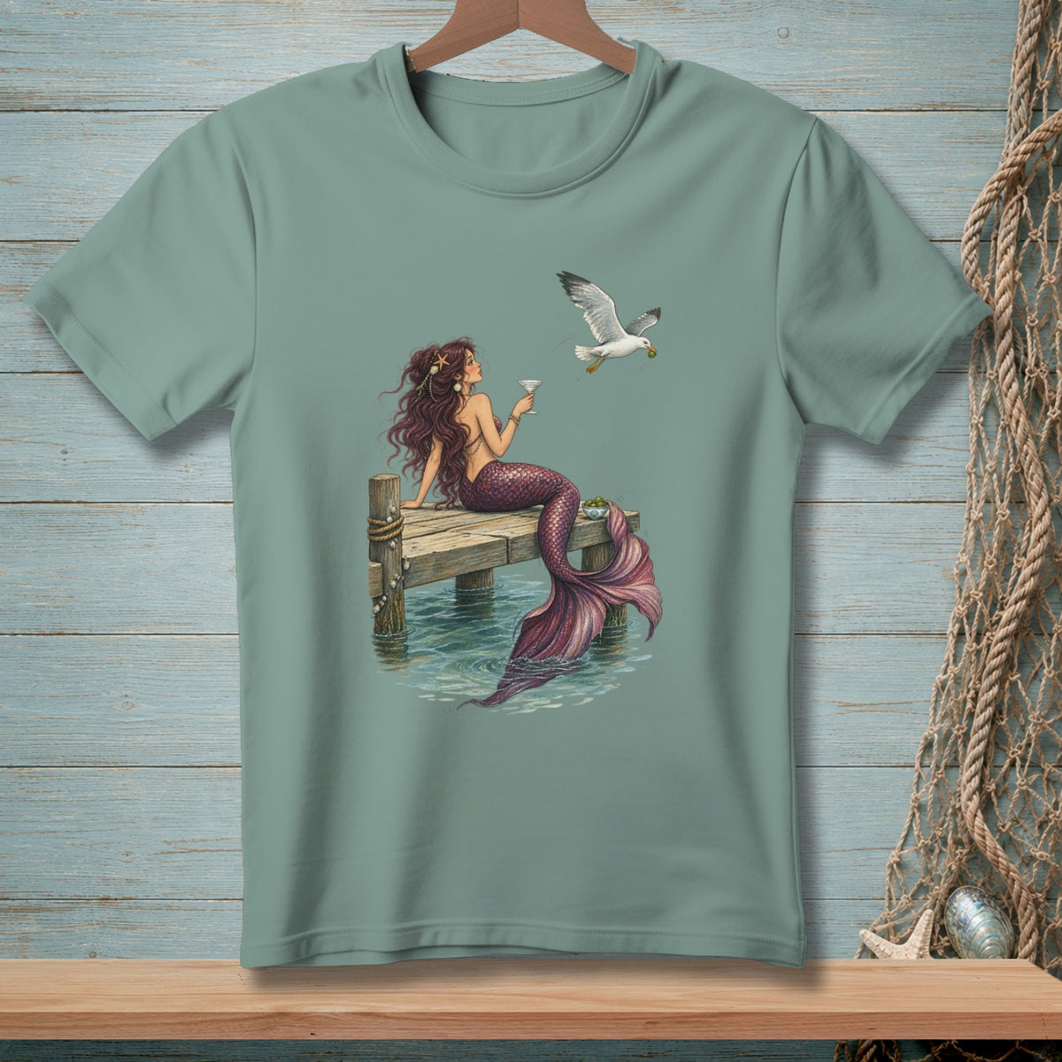 Olive The Drama, Dockside ~ Comfort Colors Premium Tee