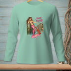 Mermaid pointing at a lobster next to bucket of oysters with "Think Bigger" text.