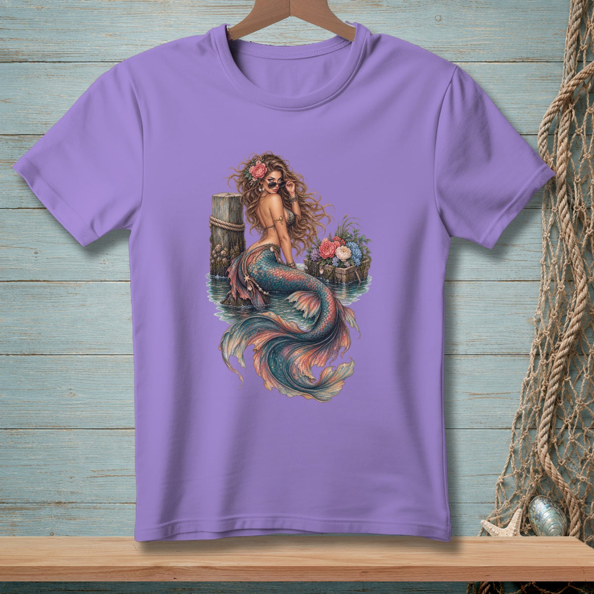 Resting Beach Face, Bouquet ~ Comfort Colors Premium Tee