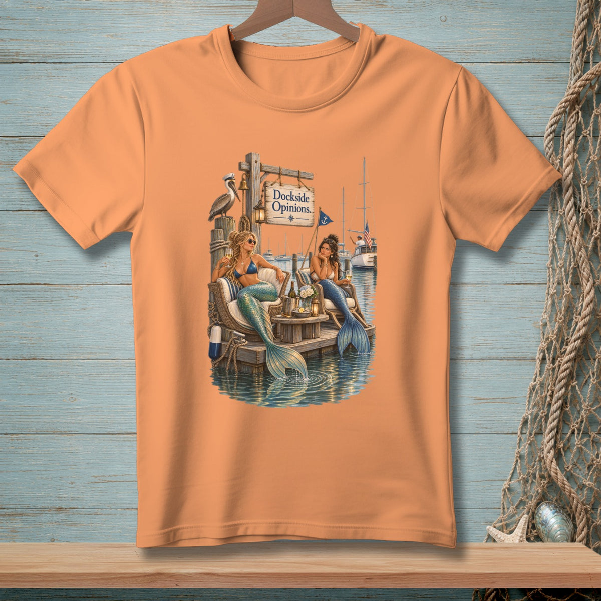 Dockside Opinions ~ Comfort Colors Premium Tee