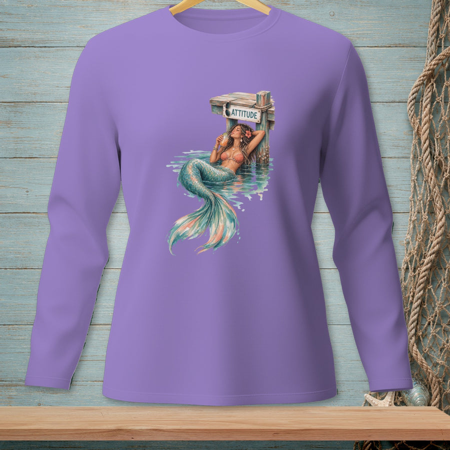 Pier Attitude Adjustment ~ Comfort Colors Premium Long Sleeve T-Shirt