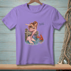 Mermaid points at lobster with text "You forgot something."