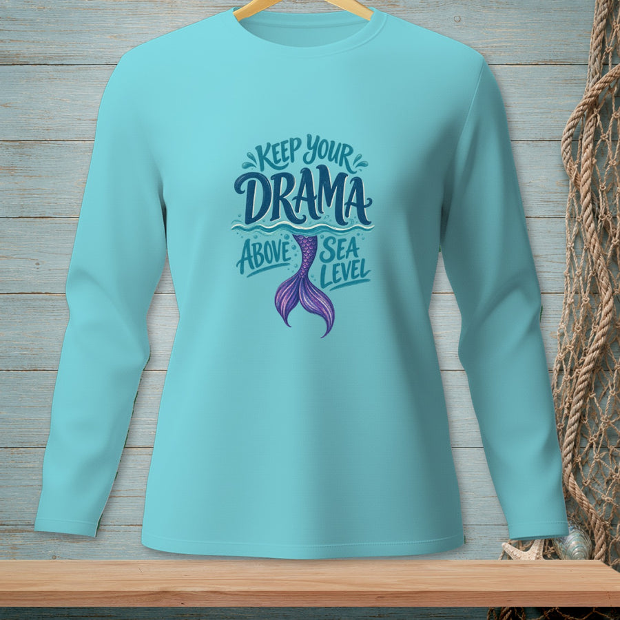 Zero Surface Drama ~ Comfort Colors Premium Long Sleeve T-Shirt