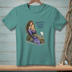 Mermaid with purple tail and seagull with text "Respectfully, Get Your Own."