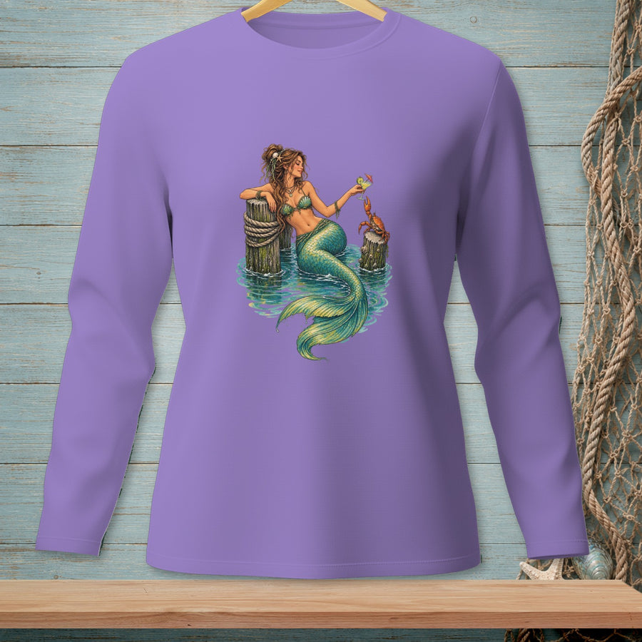 Salt Rimmed Siren ~ Comfort Colors Premium Long Sleeve T-Shirt