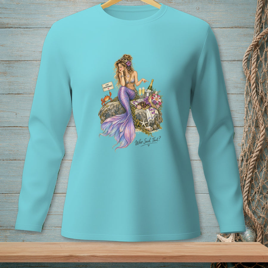 Who Said That? ~ Comfort Colors Premium Long Sleeve T-Shirt