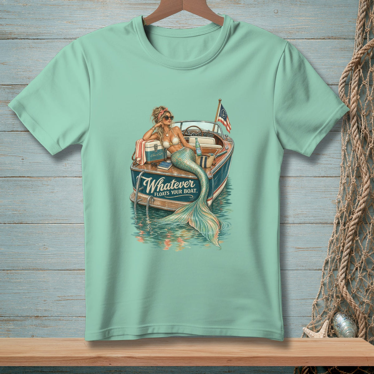 Whatever Floats Your Speedboat ~ Comfort Colors Premium Tee