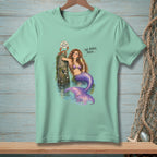 Mermaid with purple tail and crab on pier, text "YOU THINK YOU'RE SPECIAL."