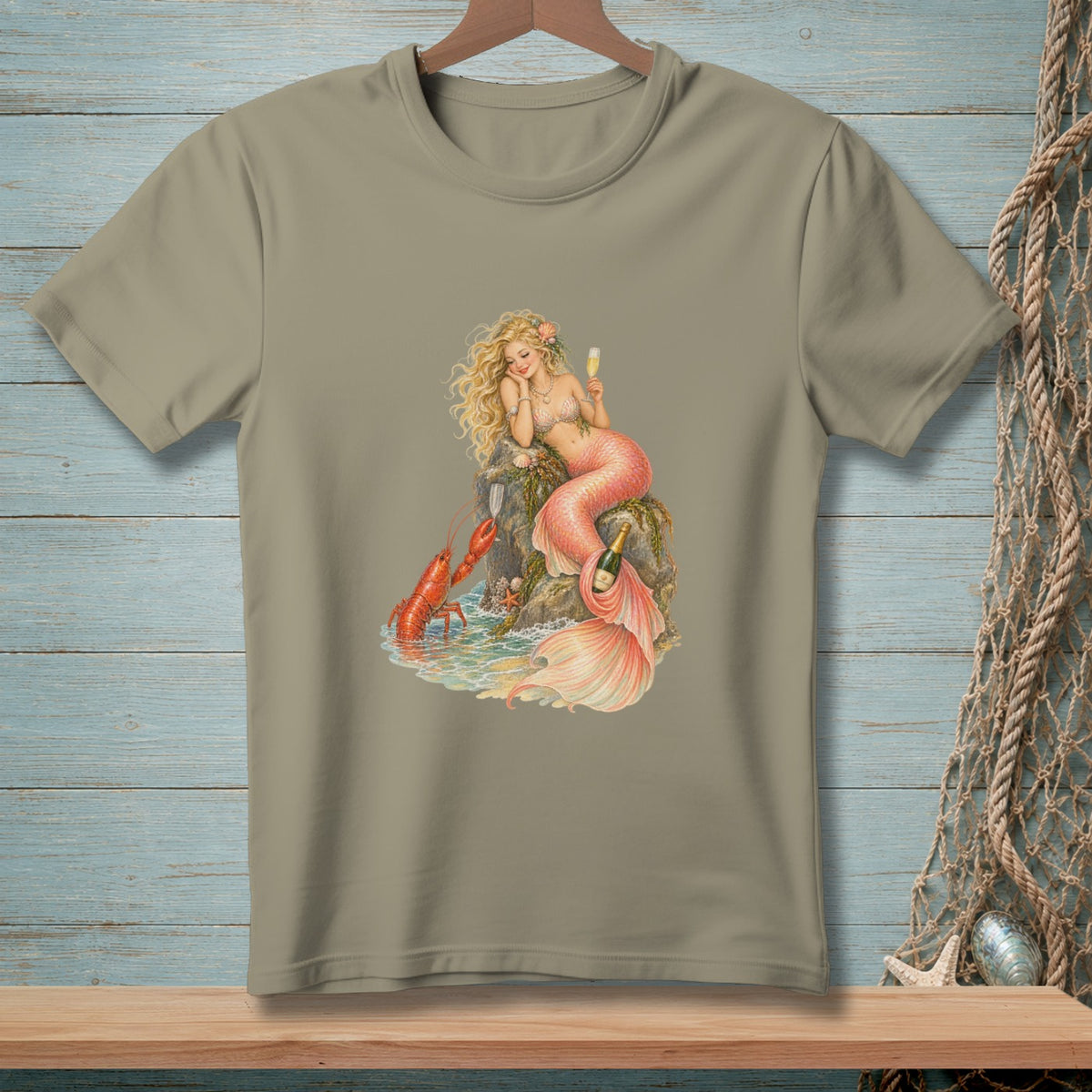 Claws & Champagne ~ Comfort Colors Premium Tee