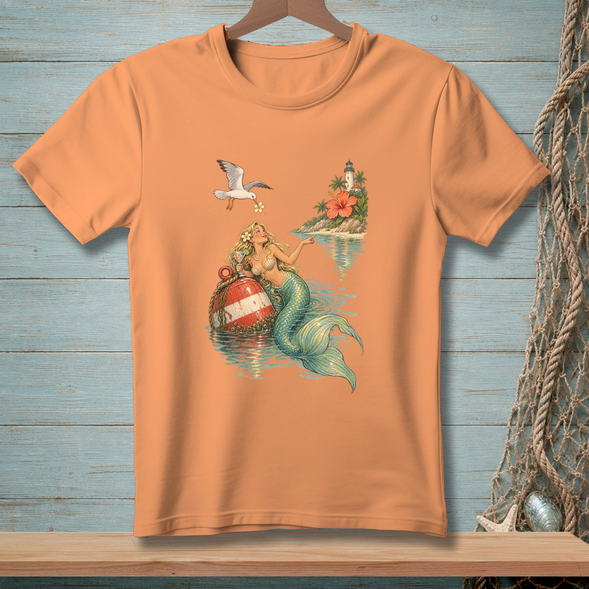 Off Duty By The Lighthouse ~ Comfort Colors Premium Tee
