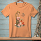 Mermaid and lobster with text "WE'RE ALMOST THERE."